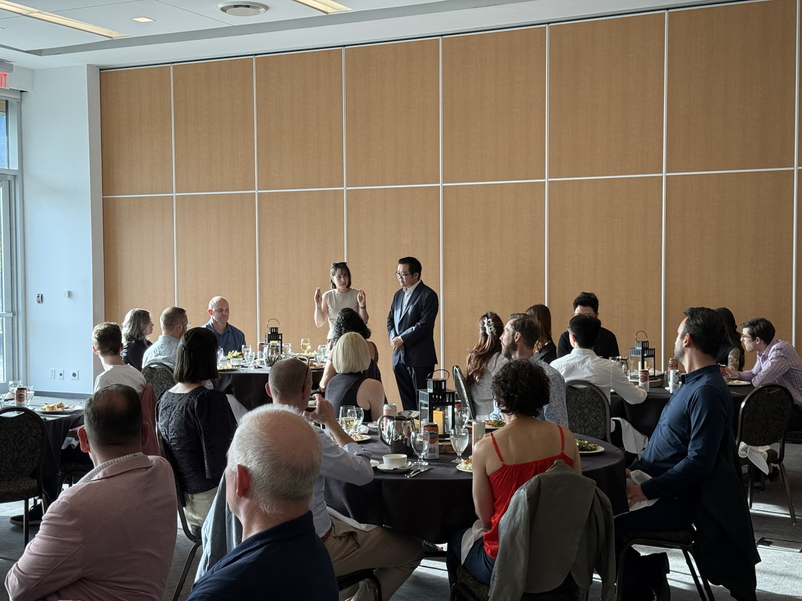 Participants gathered during the AI4ED Banff Retreat Event