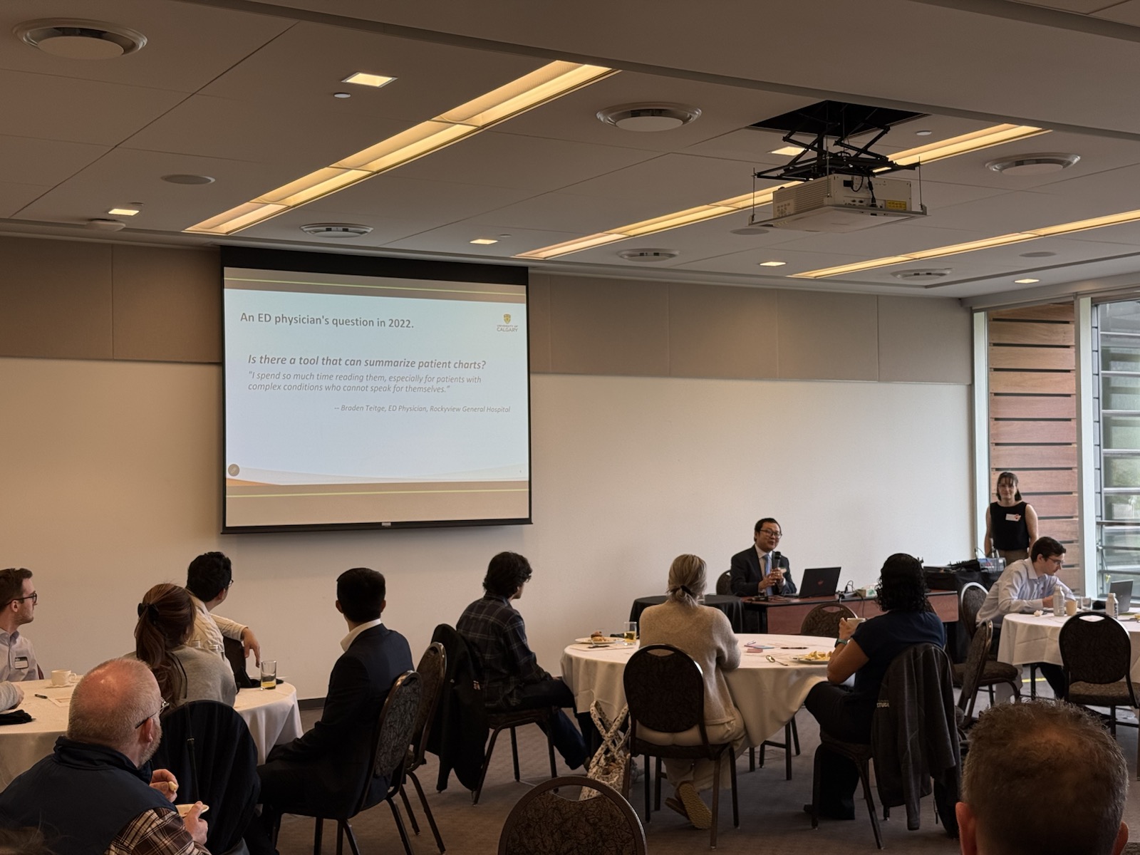 AI4ED collaborators working during the Banff Retreat Event